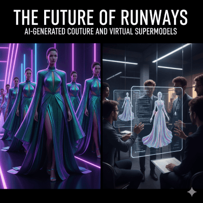 The Future of Runways – AI-Generated Couture and Virtual Supermodels