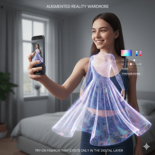 Augmented Reality Wardrobes – Try On Fashion That Exists Only in the Digital Layer